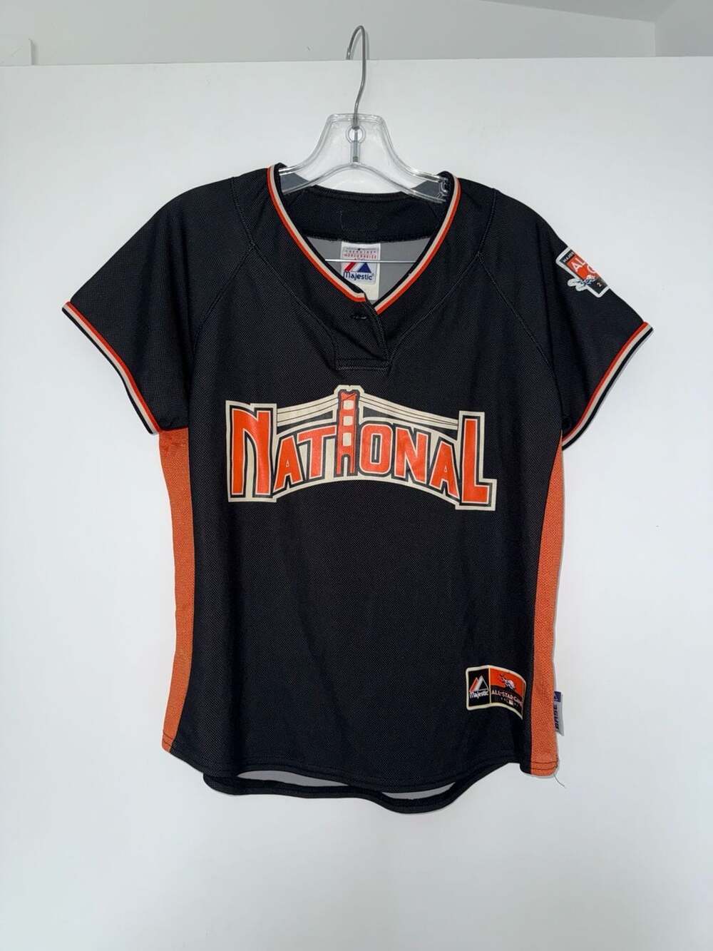 Majestic 2007 MLB All-Star Game National League Jersey Black Orange